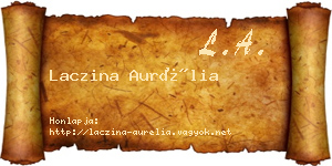 Laczina Aurélia névjegykártya